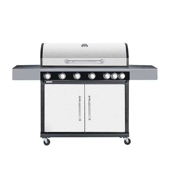 Stainless Steel 6-Burner Liquid Propane Gas Grill